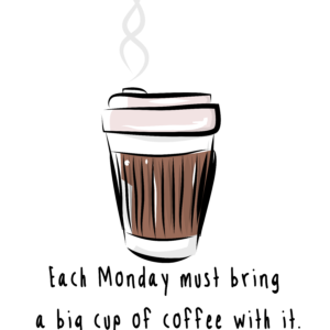 Each Monday Ready-to-Print Illustration Download for Personal Use