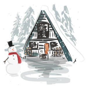 Snowman Ready-to-Print Illustration Download for Personal Use