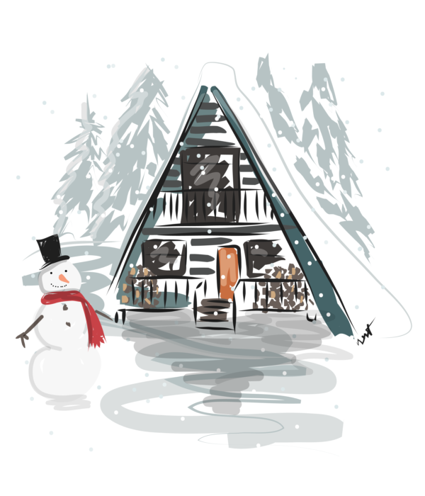 Snowman Ready-to-Print Illustration Download for Personal Use