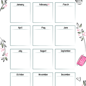 You Can Do This Monthly Goal-Setting Worksheet Free Download